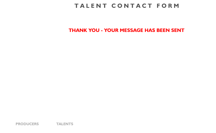 contact from talent sent